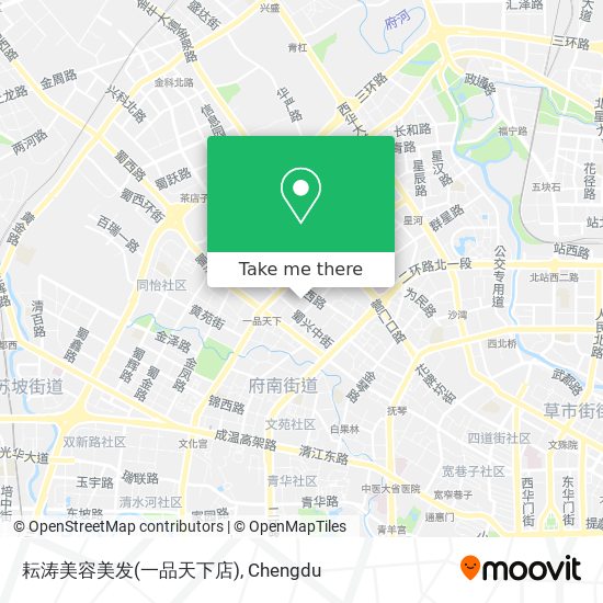 耘涛美容美发(一品天下店) map