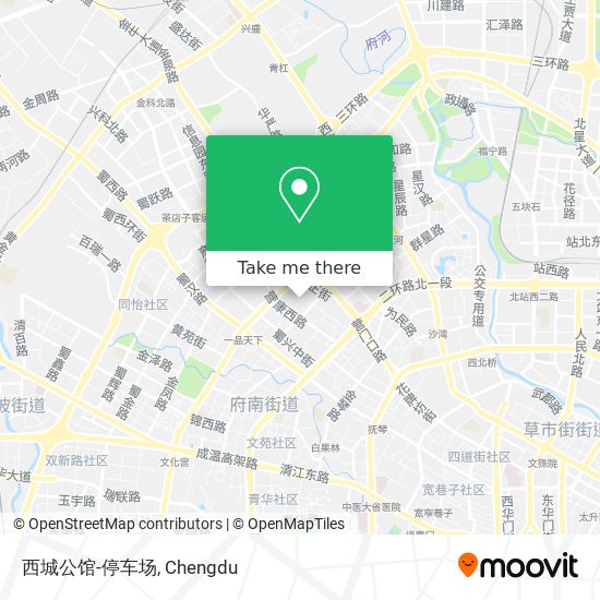西城公馆-停车场 map