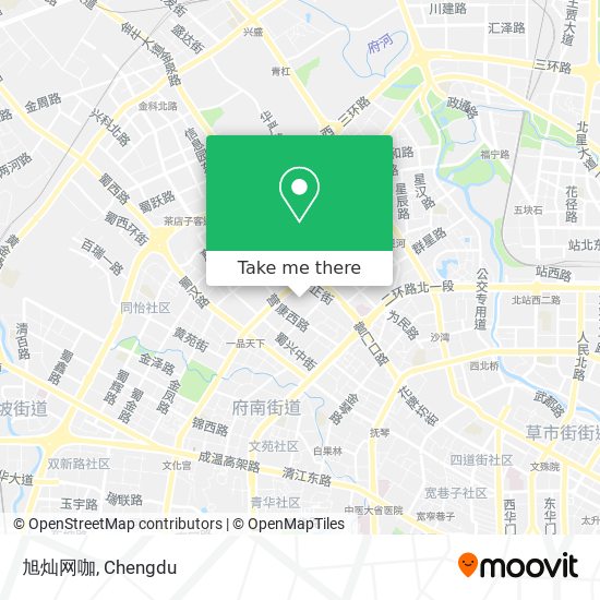 旭灿网咖 map