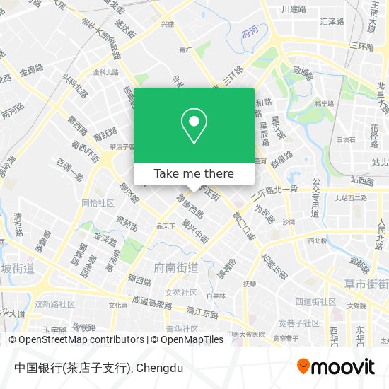 中国银行(茶店子支行) map