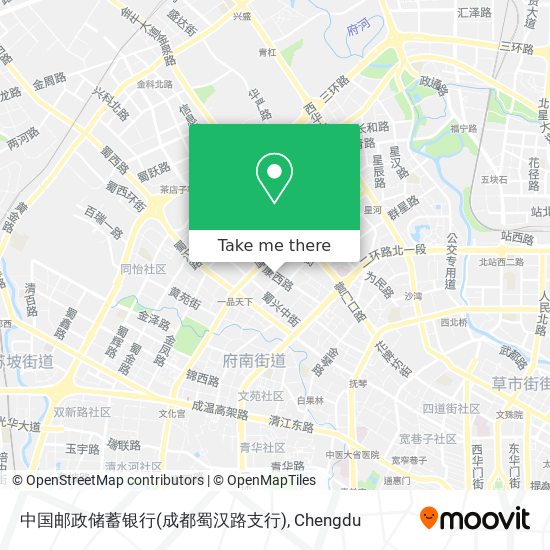 中国邮政储蓄银行(成都蜀汉路支行) map