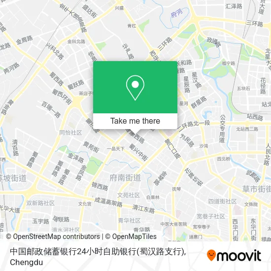 中国邮政储蓄银行24小时自助银行(蜀汉路支行) map