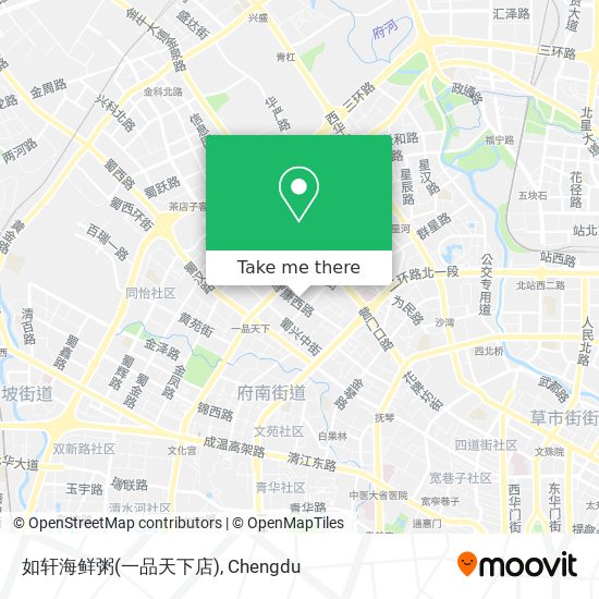 如轩海鲜粥(一品天下店) map