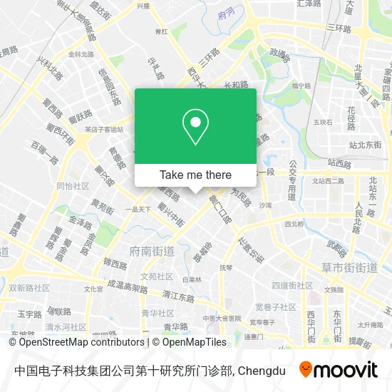 中国电子科技集团公司第十研究所门诊部 map