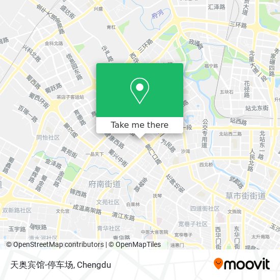天奥宾馆-停车场 map