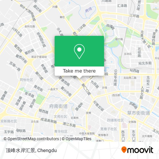 顶峰水岸汇景 map
