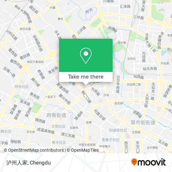 泸州人家 map