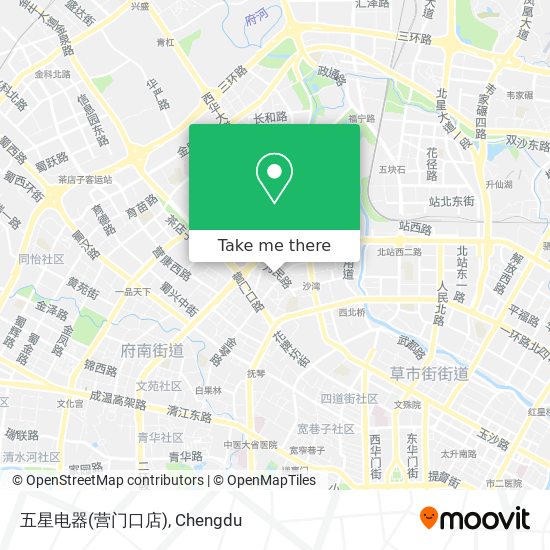 五星电器(营门口店) map