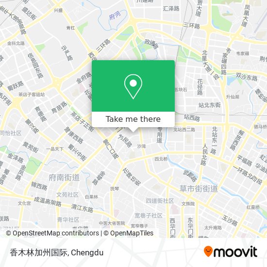 香木林加州国际 map