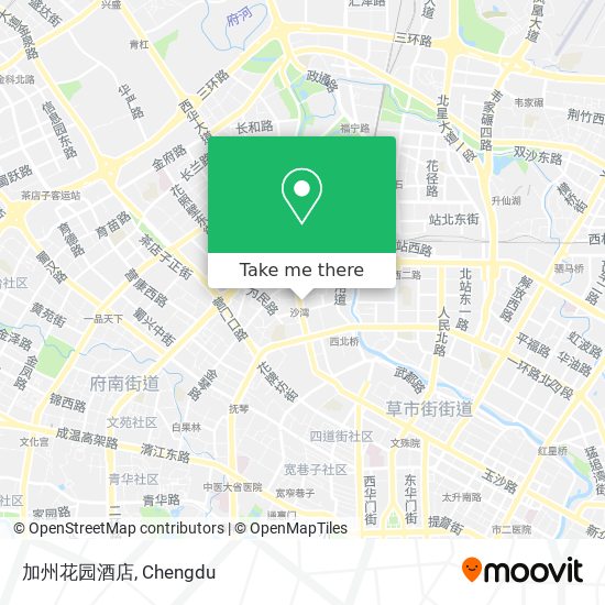 加州花园酒店 map