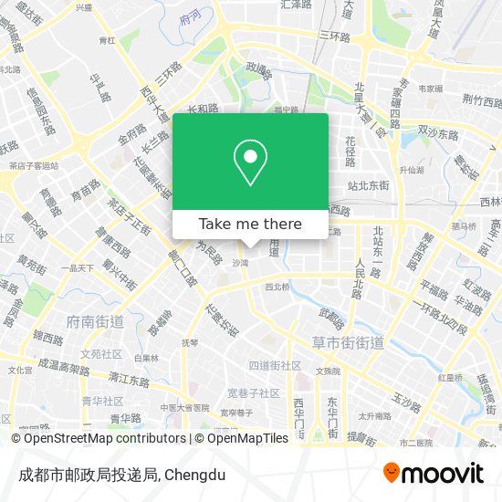成都市邮政局投递局 map