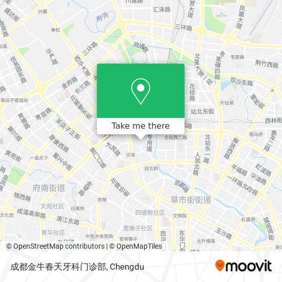 成都金牛春天牙科门诊部 map