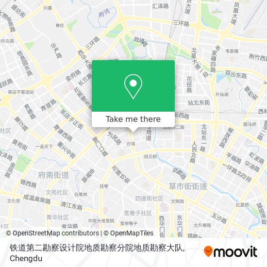 铁道第二勘察设计院地质勘察分院地质勘察大队 map