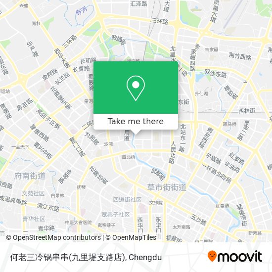 何老三冷锅串串(九里堤支路店) map