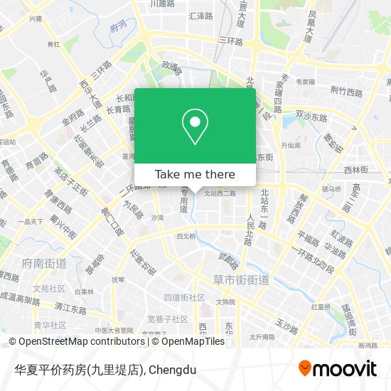华夏平价药房(九里堤店) map