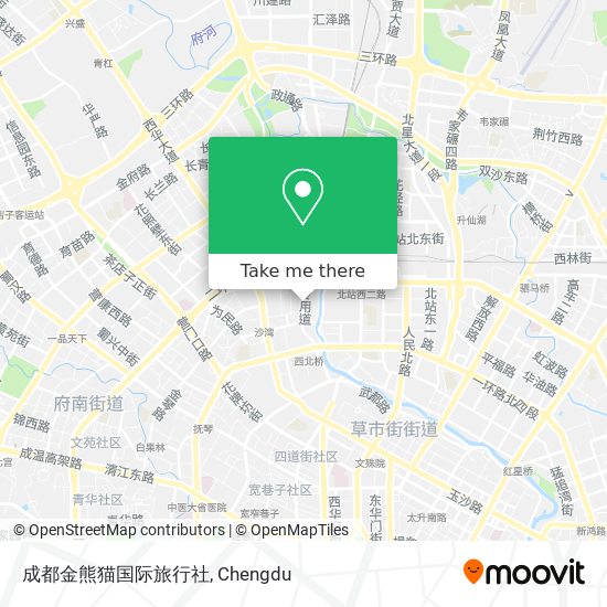 成都金熊猫国际旅行社 map