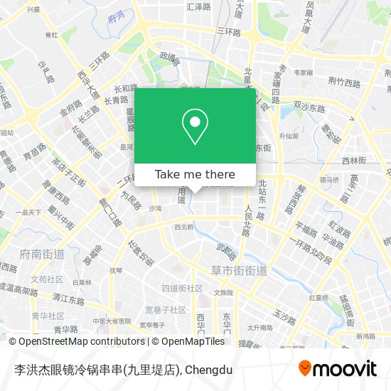 李洪杰眼镜冷锅串串(九里堤店) map