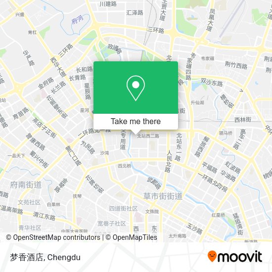 梦香酒店 map
