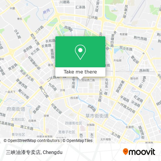 三峡油漆专卖店 map