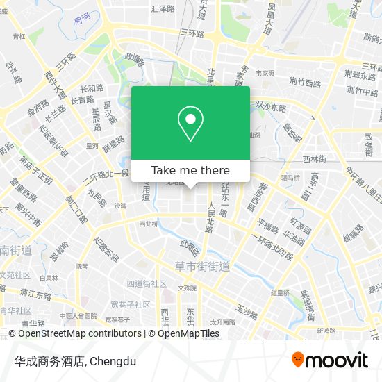 华成商务酒店 map