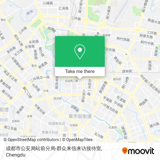 成都市公安局站前分局-群众来信来访接待室 map