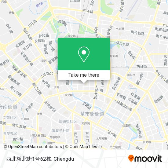 西北桥北街1号62栋 map