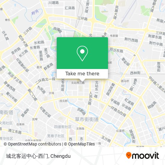 城北客运中心-西门 map