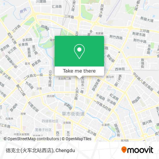 德克士(火车北站西店) map