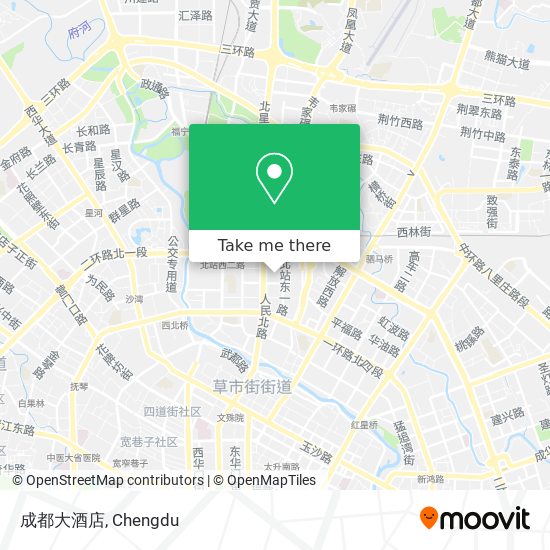 成都大酒店 map