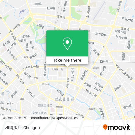 和谐酒店 map