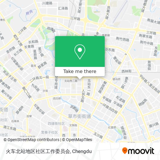 火车北站地区社区工作委员会 map