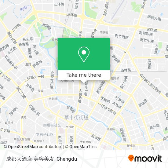 成都大酒店-美容美发 map