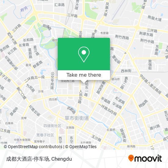 成都大酒店-停车场 map