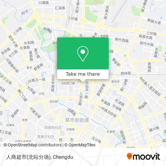 人商超市(北站分场) map