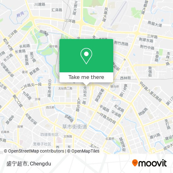 盛宁超市 map