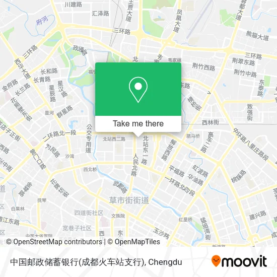 中国邮政储蓄银行(成都火车站支行) map