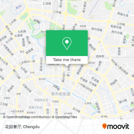 花园餐厅 map