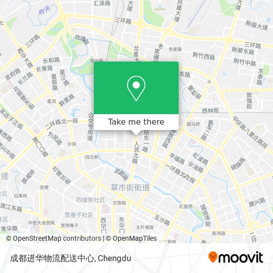 成都进华物流配送中心 map