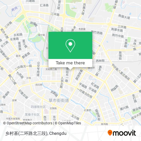 乡村基(二环路北三段) map