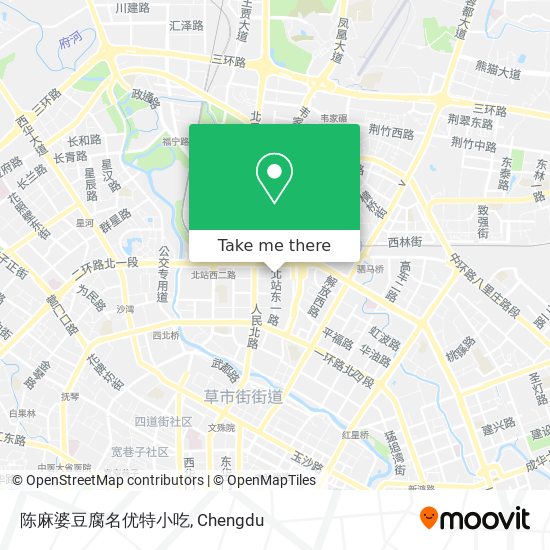 陈麻婆豆腐名优特小吃 map