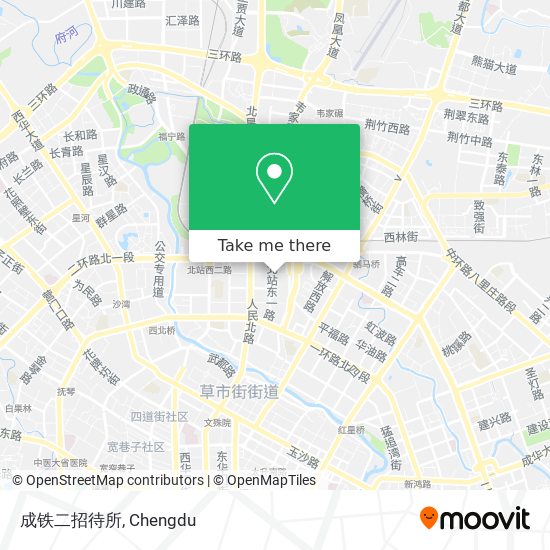 成铁二招待所 map