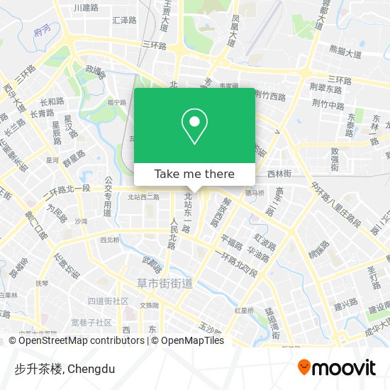 步升茶楼 map