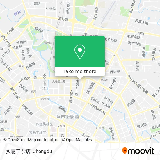 实惠干杂店 map