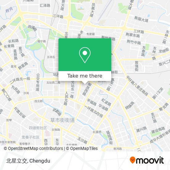 北星立交 map