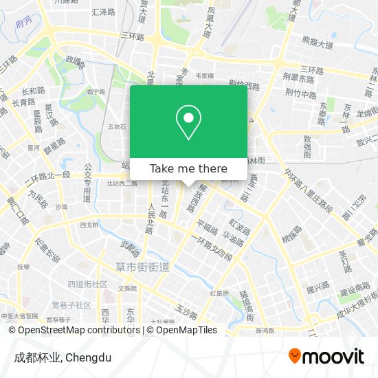 成都杯业 map