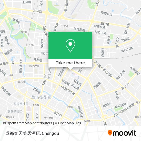 成都春天美居酒店 map