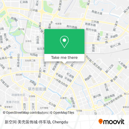 新空间·美壳装饰城-停车场 map