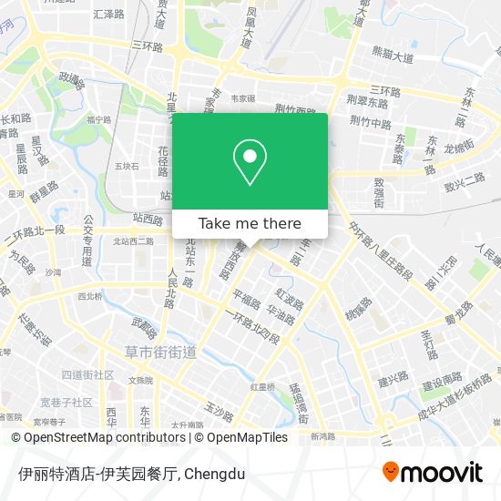 伊丽特酒店-伊芙园餐厅 map