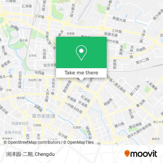 润泽园-二期 map