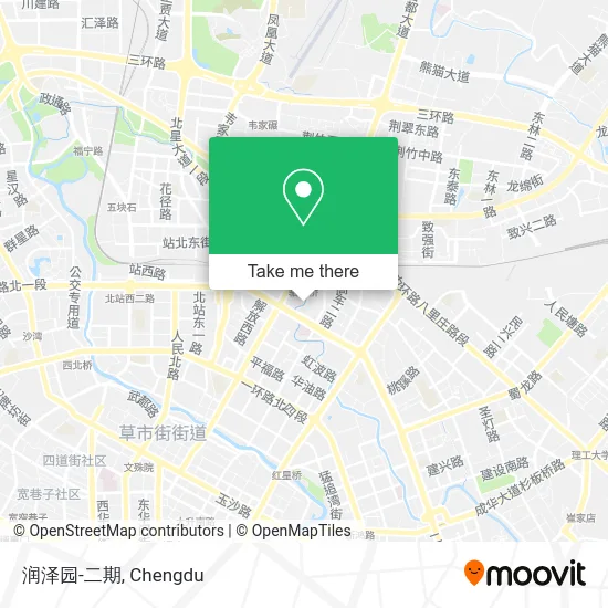 润泽园-二期 map